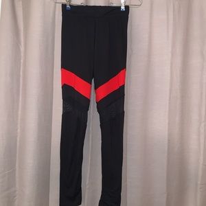 HighRise Color Blocked W/ Mesh Leggings